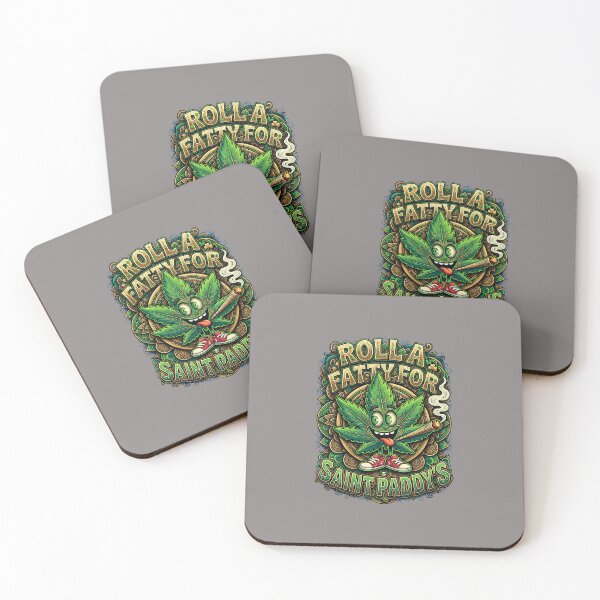 Item preview, Roll A Fatty For Saint Paddy'S Weed Tee-70 designed and sold by FranksaVolz.