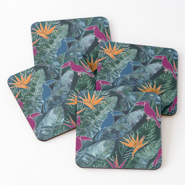 Item preview, Batik Botanical Leaves Tropical Pattern 25 designed and sold by The Design Asset Station.