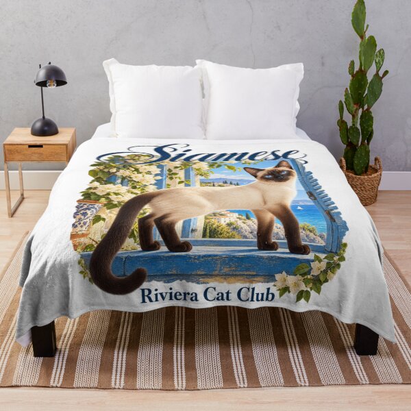Item preview, Siamese — Riviera Cat Club | Blue Seaside Window designed and sold by Idealforme.