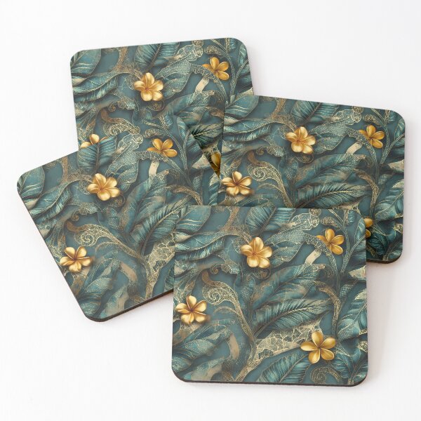 Item preview, Exotic Tropical Foliage Batik Seamless Pattern 26 designed and sold by The Design Asset Station.