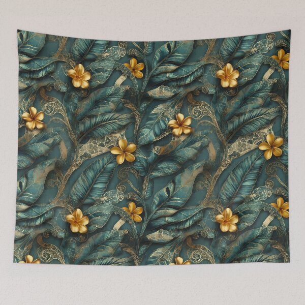 Item preview, Exotic Tropical Foliage Batik Seamless Pattern 26 designed and sold by The Design Asset Station.