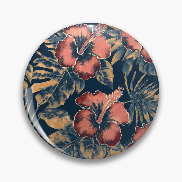 Item preview, Batik Botanical Leaves Tropical Pattern 23 designed and sold by The Design Asset Station.