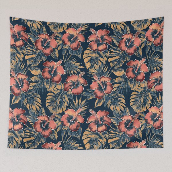 Item preview, Batik Botanical Leaves Tropical Pattern 23 designed and sold by The Design Asset Station.