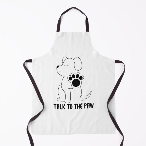 Item preview, Talk To The Paw – Funny Sassy Dog Paw Cute Puppy Line Art designed and sold by Jose Art Studio.