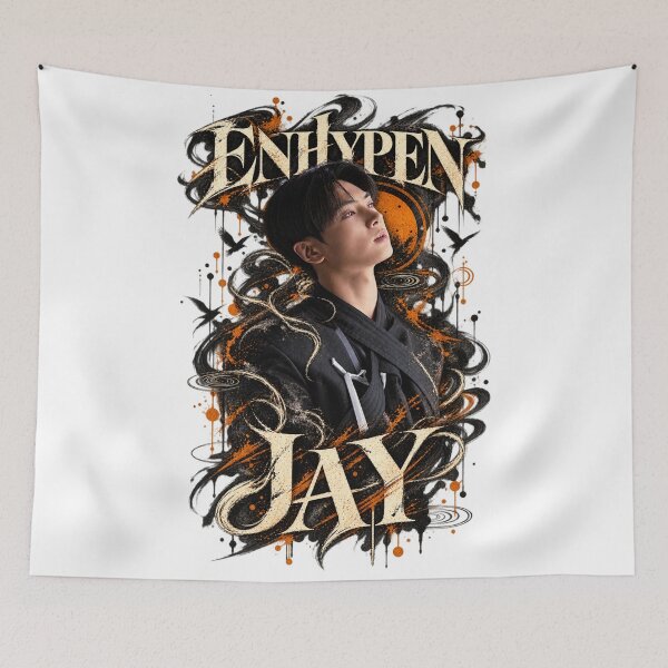 Item preview,  ENHYPEN Jay Dark Gothic Ink and Ember Portrait designed and sold by Valeree Store.