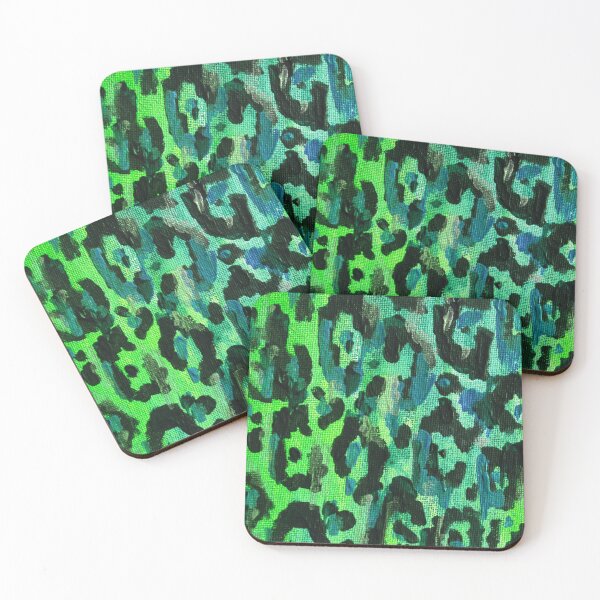 Item preview, Leopard Print Painting - Green designed and sold by ubiquitoid.