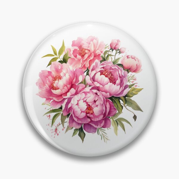 Item preview, Pink Peony | Elegant Floral Aesthetic Art designed and sold by Mandayartstudio.