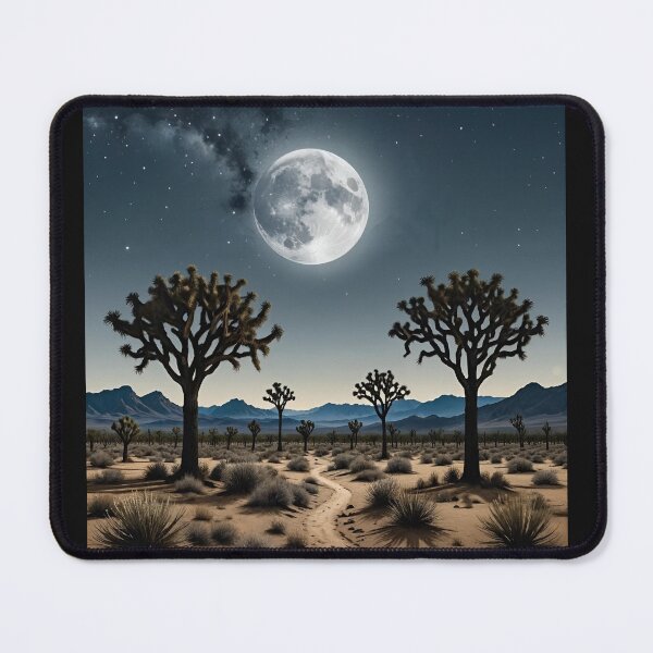 Item preview, Moonlight Over the Joshua Trees designed and sold by tambanow.