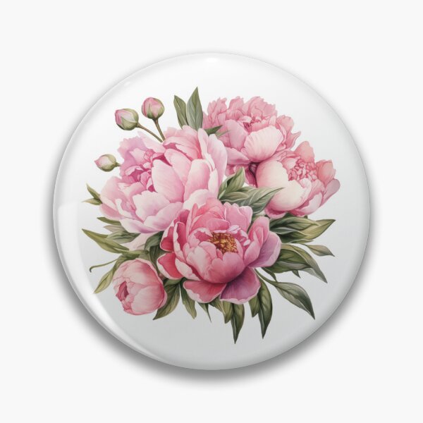 Item preview, Pink Peony | Elegant Floral Aesthetic Art designed and sold by Mandayartstudio.