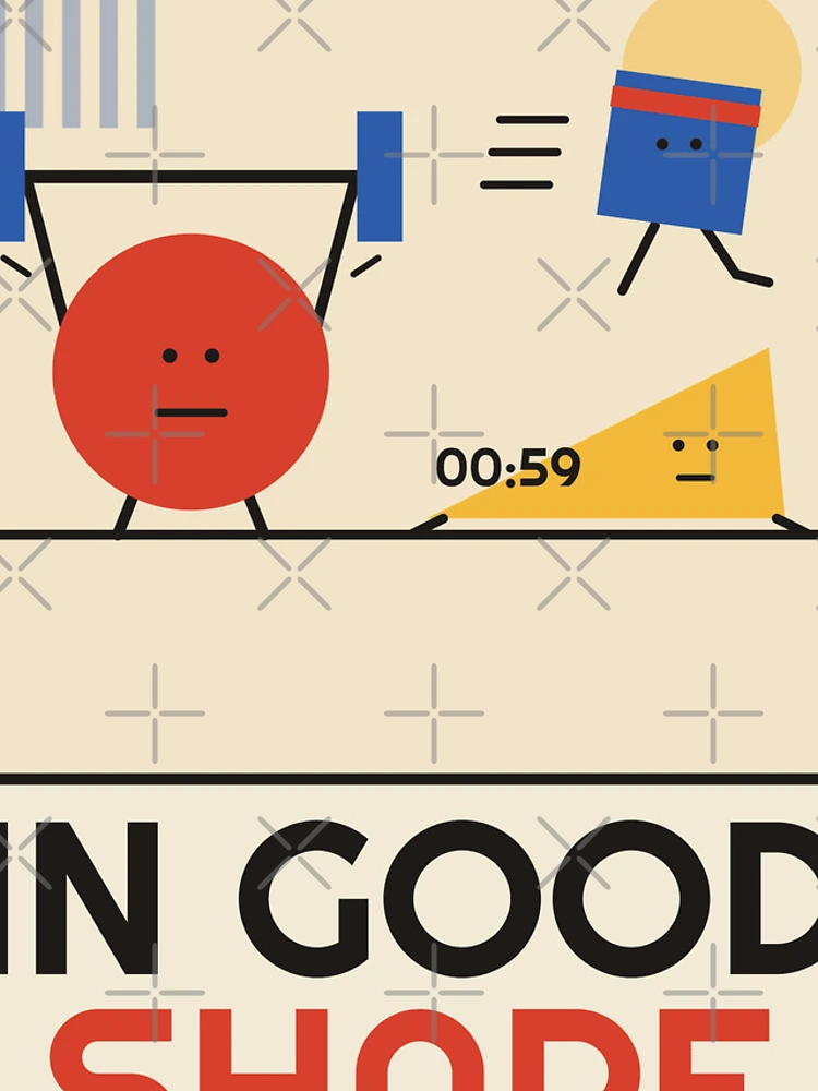 Thumbnail 4 of 4, iPhone Case, In Good Shape Geometric Workout designed and sold by somebasic.