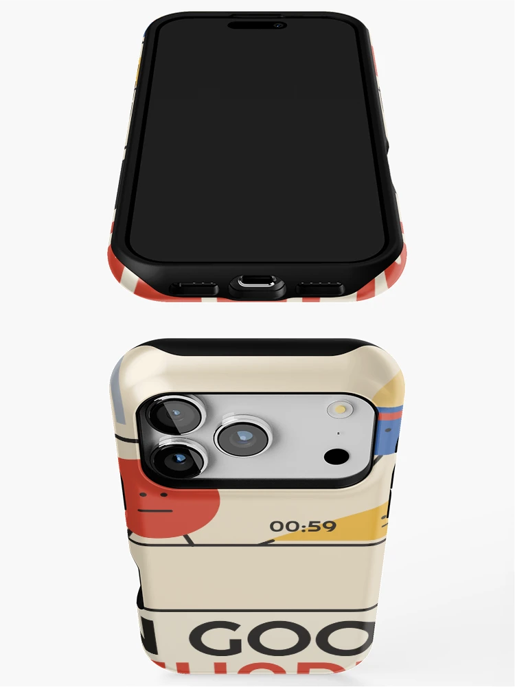 Thumbnail 3 of 4, iPhone Case, In Good Shape Geometric Workout designed and sold by somebasic.