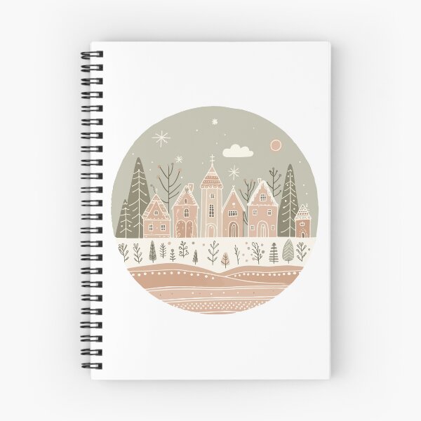 Item preview, Boho Winter Village Design designed and sold by Explicitly-Random.