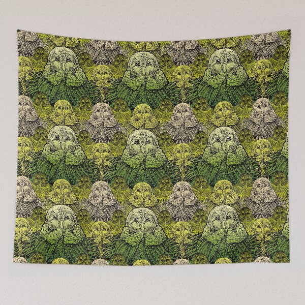 Item preview, Kakapo Creative Green Pattern designed and sold by Konopikyu.