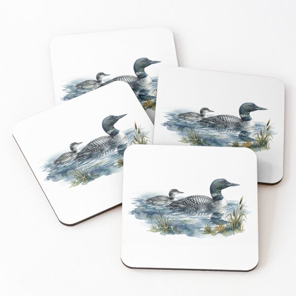 Item preview, Loon And Chick Lake designed and sold by Tiffany Roy.