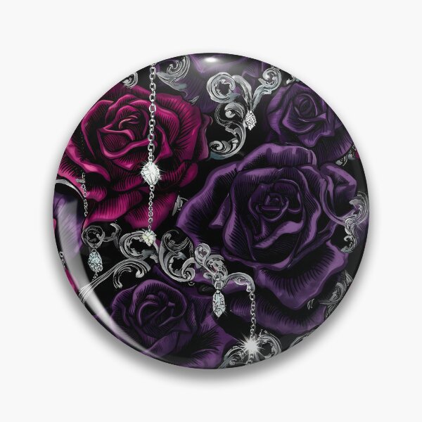 Item preview, Dark Gothic Crimson Rose Seamless Pattern 01 designed and sold by The Design Asset Station.
