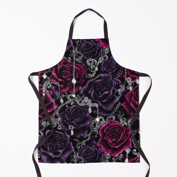 Item preview, Dark Gothic Crimson Rose Seamless Pattern 01 designed and sold by The Design Asset Station.