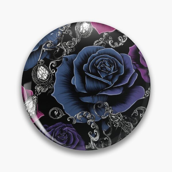 Item preview, Gothic Floral Dark Aesthetic Rose Pattern 02 designed and sold by The Design Asset Station.