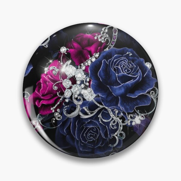 Item preview, Dark Gothic Crimson Rose Seamless Pattern 03 designed and sold by The Design Asset Station.