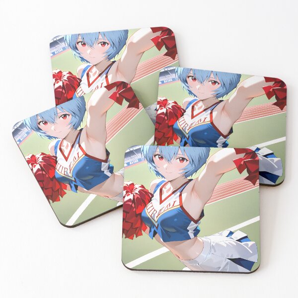 Item preview, Rei Ayanami Neon Genesis Evangelion Cheerleader Victory Pose designed and sold by reinazenka.