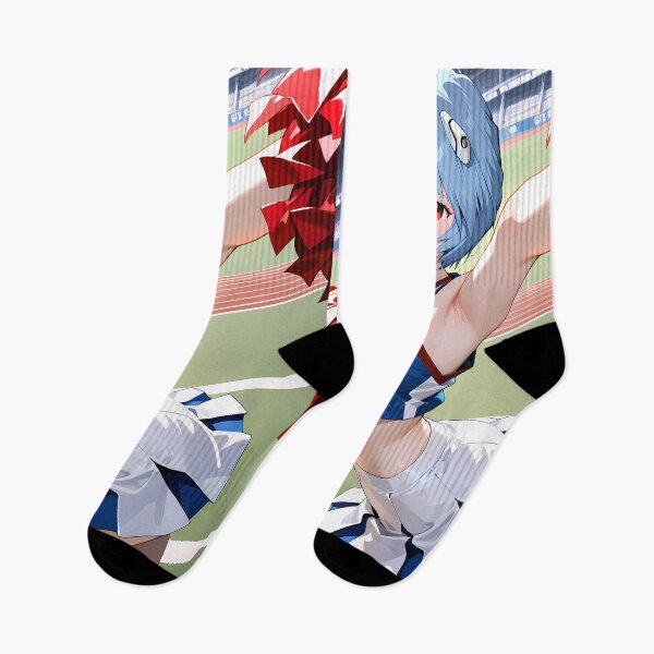 Item preview, Rei Ayanami Neon Genesis Evangelion Cheerleader Victory Pose designed and sold by reinazenka.
