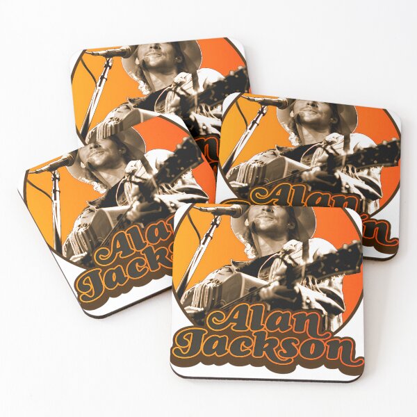 Item preview, Alan Jackson ))(( Retro Style Classic Country Fan designed and sold by JurreVeldkamp.