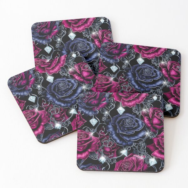 Item preview, Gothic Floral Dark Aesthetic Rose Pattern 04 designed and sold by The Design Asset Station.