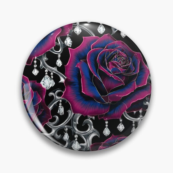 Item preview, Gothic Floral Dark Aesthetic Rose Pattern 06 designed and sold by The Design Asset Station.