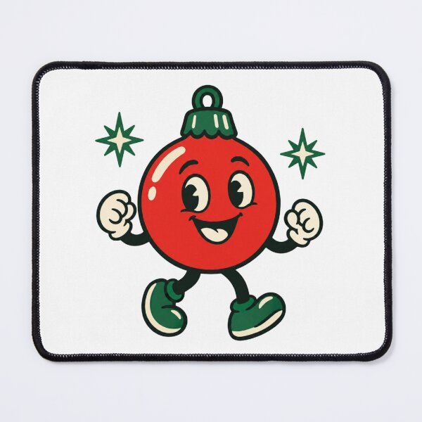 Item preview, Vintage Cartoon Christmas Ornament Character Illustration designed and sold by Vision Crafted.