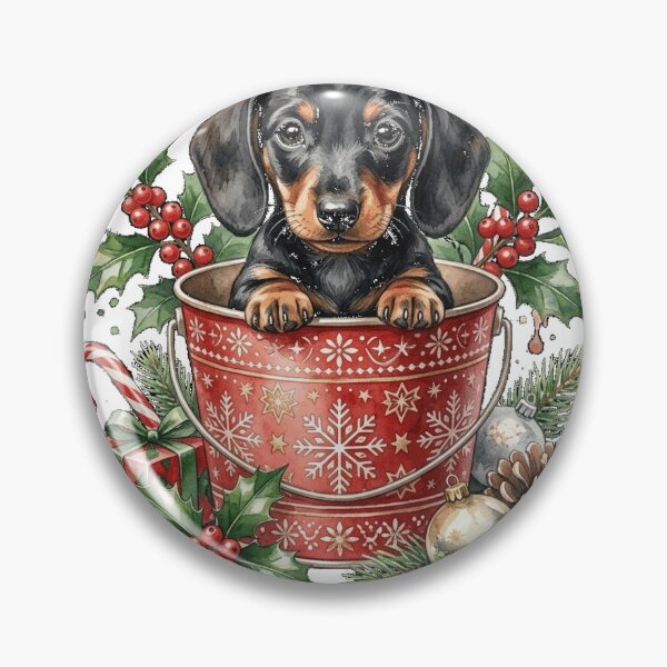 Item preview, christmas dachshund Classic T-Shirt designed and sold by KeathyArt.