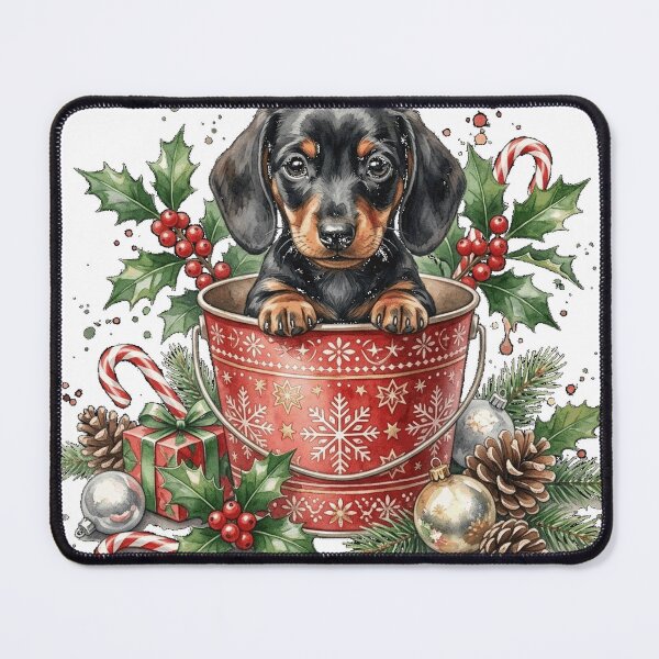 Item preview, christmas dachshund Classic T-Shirt designed and sold by KeathyArt.