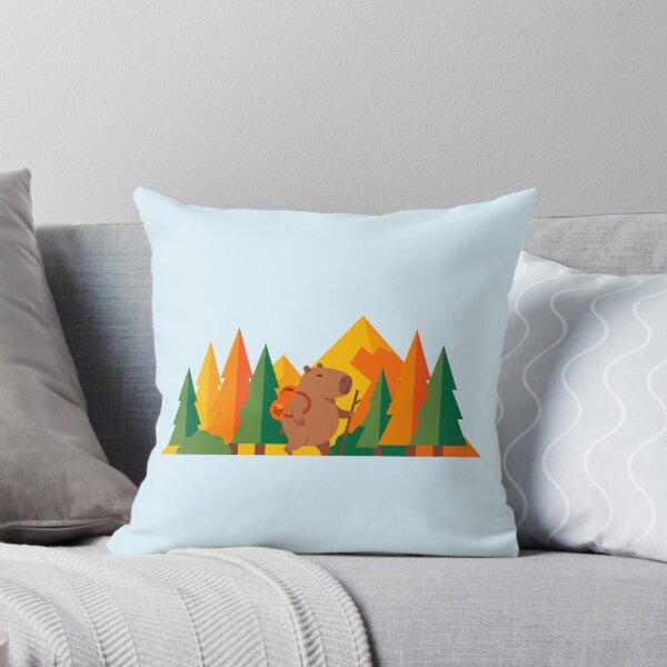 Item preview, Cute Capybara Hiker Backpacking Nature Adventure Art designed and sold by pattman.