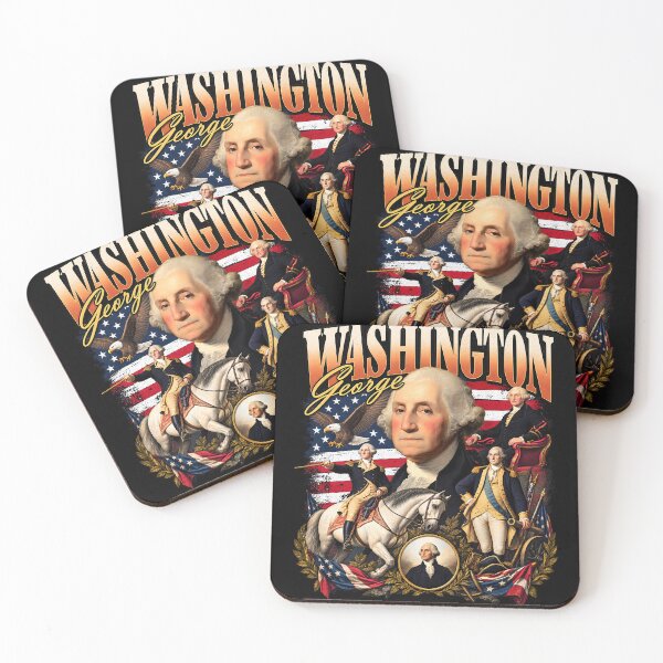 Item preview, George Washington Vintage 90s Presidential Portrait designed and sold by lcnsdjstrtry.