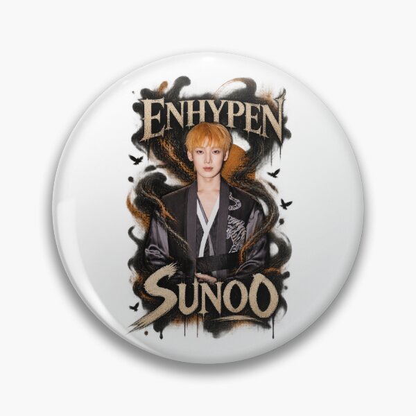 Item preview, ENHYPEN Sunoo Dark Gothic Ink and Ember Portrait designed and sold by Valeree Store.