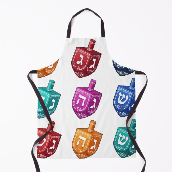 Item preview, Colorful Hanukkah Dreidels with Hebrew Letters Classic T-Shirt designed and sold by BlaqboyDesigns.