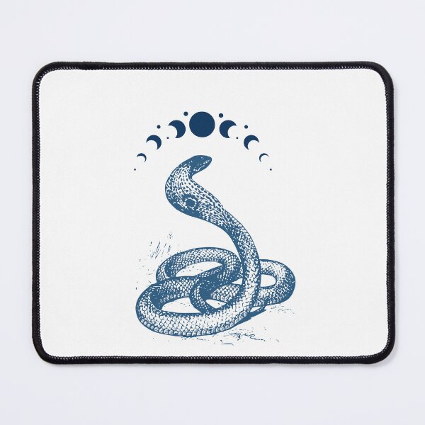 Item preview, King Cobra snake with moons designed and sold by starbitstickerz.