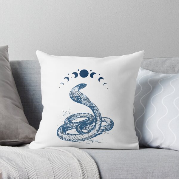Item preview, King Cobra snake with moons designed and sold by starbitstickerz.