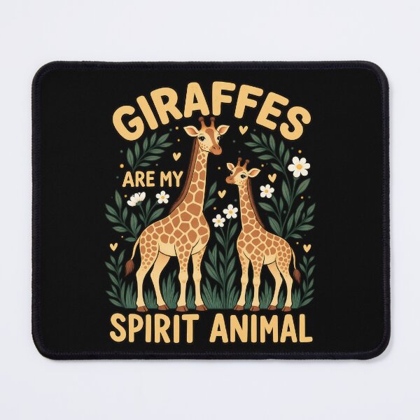 Item preview, Giraffe Spirit Animal Floral Graphic designed and sold by lcnsdjstrtry.