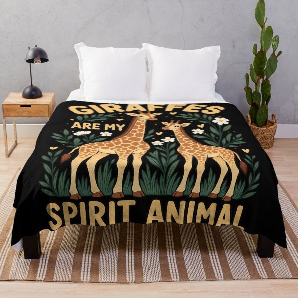 Item preview, Giraffe Spirit Animal Floral Graphic designed and sold by lcnsdjstrtry.