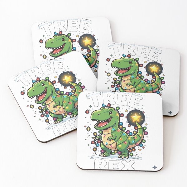 Item preview, Dinosaur Christmas T-Shirt Tree Rex Kids Xmas Pajamas Gift Essential T-Shirt designed and sold by fine line.