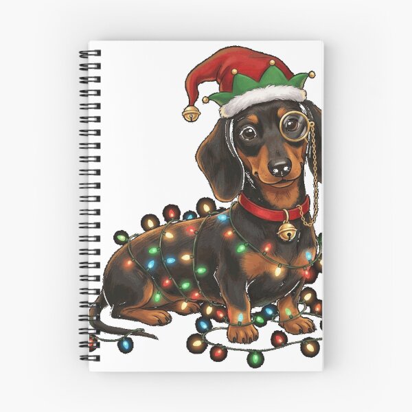 Item preview, Cute Christmas Dachshund – Festive Holiday Dog with Lights Classic T-Shirt designed and sold by Alan Cruz.