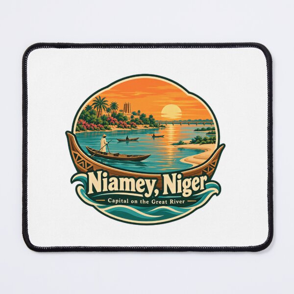 Item preview, Niamey, Niger Capital On The Great River African Travel Vacation Souvenir designed and sold by Simsimah26Parks.