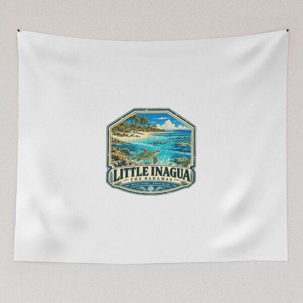 Item preview, Little Inagua The Bahamas Wild Shore Open Blue Sea Turtle Traveler Vacation Souvenir designed and sold by JonesFlora2025.