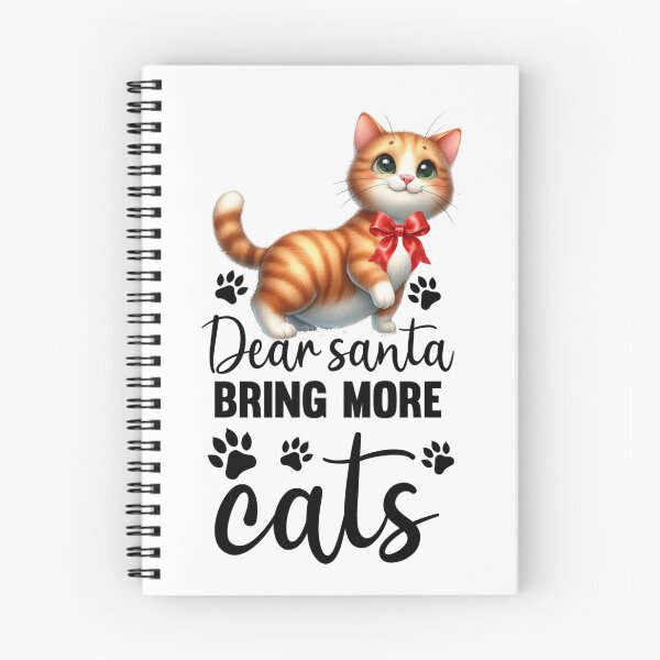 Item preview, Dear Santa: Bring more cats designed and sold by Happy Little Chaos.