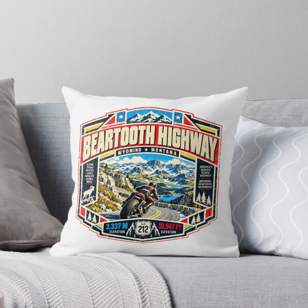 Item preview, Beartooth Highway Motorcycle Rider Scenic Drive Wyoming Montana Traveler designed and sold by JasonStars123.
