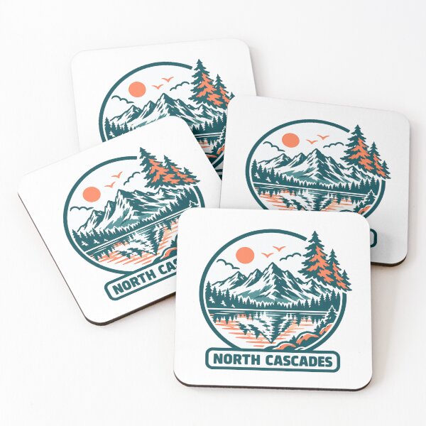 Item preview, North Cascades National Park Hiking Outdoors Adventure Travel designed and sold by ManilStuck237.