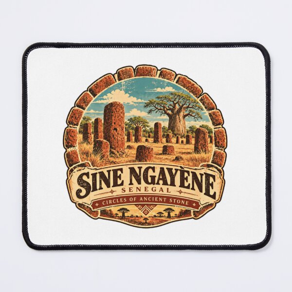 Item preview, Sine Ngayene Senegal Circles Of Ancient Stone Megalithic Site World Heritage Travel designed and sold by JonesFlora2025.