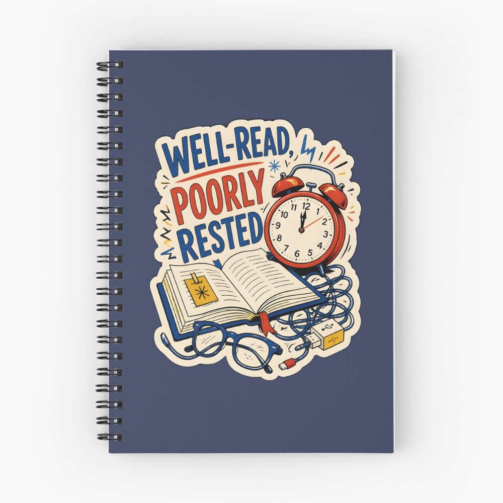 Item preview, Spiral Notebook designed and sold by FringeInk.