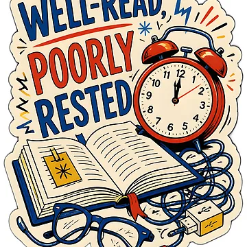 Artwork thumbnail, Well-Read, Poorly Rested by FringeInk