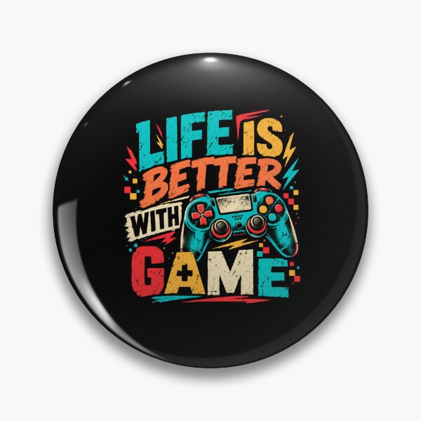 Item preview, Life Is Better With Game | Gaming Enthusiast Video Gamer Console Controller designed and sold by SkeletonsDanger.