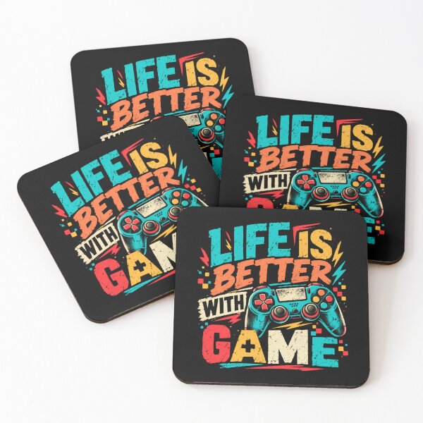 Item preview, Life Is Better With Game | Gaming Enthusiast Video Gamer Console Controller designed and sold by SkeletonsDanger.